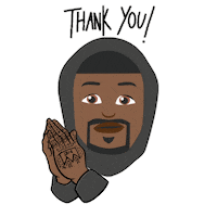 Thanks Thank You Sticker by LindoYes