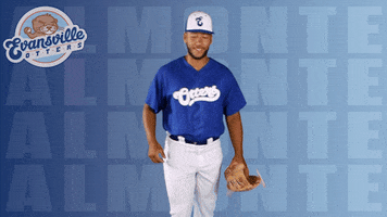 Happy Abraham Almonte GIF by Evansville Otters