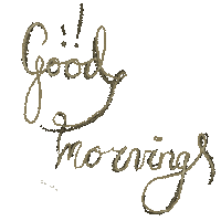 Good Morning Coffee Sticker