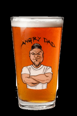 angrydadbrewing giphygifmaker beer craft beer dad life GIF