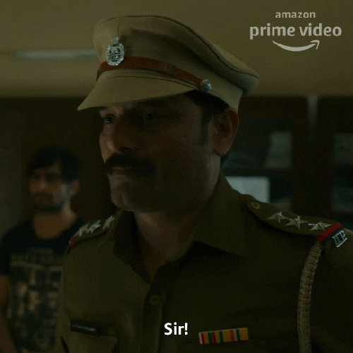 Police Salute GIF by primevideoin