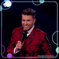 Happy Joel Dommett GIF by The Masked Singer UK & The Masked Dancer UK