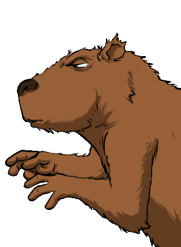 MOOD_PUBLISHING giphyupload mood goat capybara Sticker