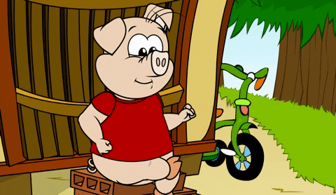 Happy Pig GIF by Estudios Animeco