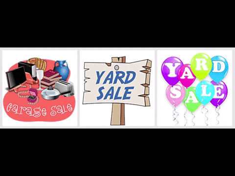 kristikirktrent giphygifmaker printable yard sale signs garage sale signs GIF