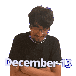 December 13 Sticker