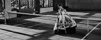 black and white dancing GIF