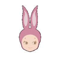 Squint Pinkrabbit Sticker