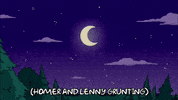 digging homer simpson GIF