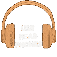 Headphones Soundguy Sticker by Miamibloco