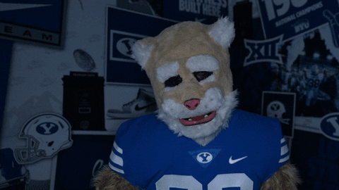 Cosmo Go Cougs GIF by BYU Cougars