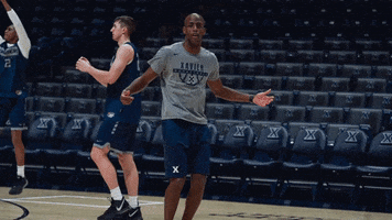 Lets Go Jump GIF by Xavier Men's Basketball