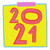 New Year Motivation Sticker by Anke Weckmann