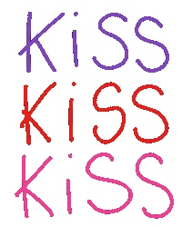 Valentines Day Kiss Sticker