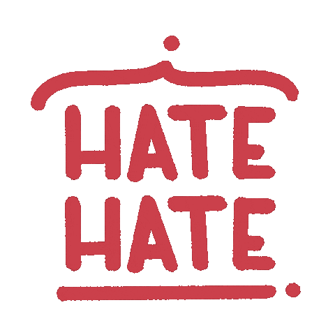 Peace Hate Sticker