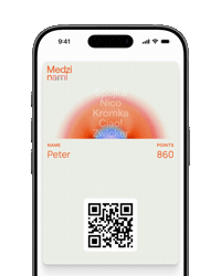 Cafe Loyalty Card Sticker by VEXiON cards
