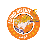 fivepointsflyingbiscuit food yum breakfast lunch Sticker