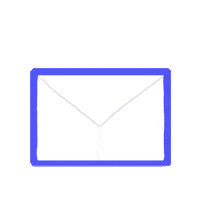 Envelope Voting Sticker by #GoVote