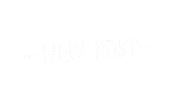New Post Calligraphy Sticker