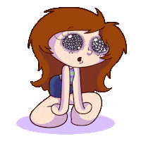 LittleAnimatedMe focus exhaustion zoning out artblock Sticker