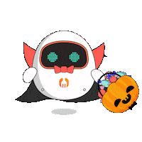 Trick Or Treat Halloween Sticker by FeedMe Smart POS Sytem