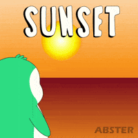 Sun Go Down GIF by Abster