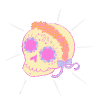 Day Of The Dead Art Sticker