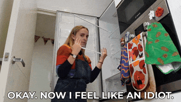 Idiot Feel Stupid GIF by HannahWitton