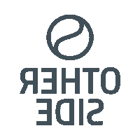 the-other-side logo blue club dark Sticker
