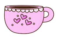 Heart Cup Sticker