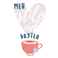 Daytea fitness tea saúde cha Sticker