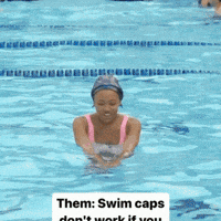 Swimming Pool Summer GIF by Hairbrella
