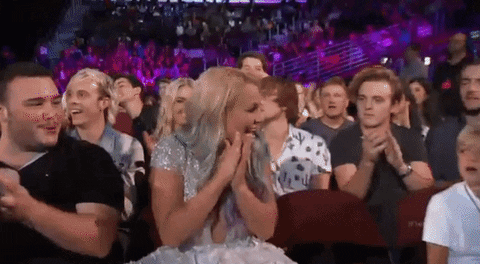 Britney Spears Clapping GIF by FOX Teen Choice
