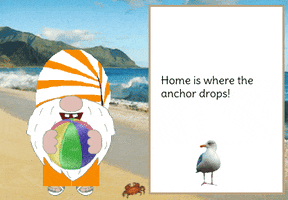 Summer Fun Gnome GIF