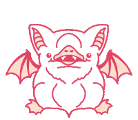 anythingjules cute pink creepy spooky Sticker