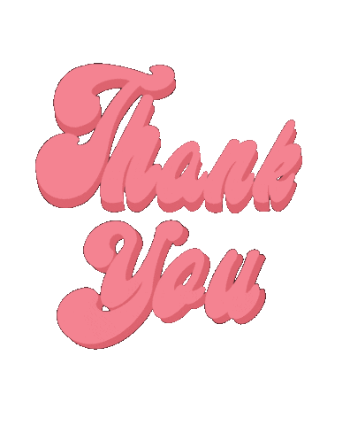 Beaujoliedesign pink thanks thankyou dankjewel Sticker