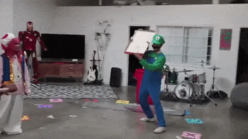 Catching Mario Party GIF by Guava Juice