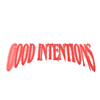 Xo Good Intentions Sticker by NAV