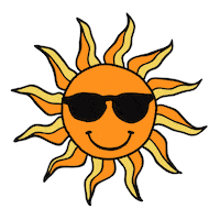 awesomemerch fun summer sun awesome Sticker