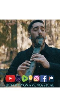 Native American Tommy Sticker by Tommygravenmusic