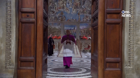 Closing Sistine Chapel GIF by PBS News