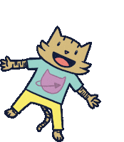 Jumping Comic Book Sticker by Little, Brown Young Readers