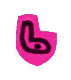 Pink Paper Sticker