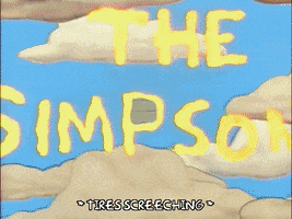 homer simpson car GIF
