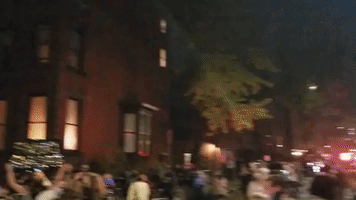 Revellers Party in New York City After Joe Biden Wins Presidential Election