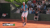john isner fist pump GIF by Tennis Channel