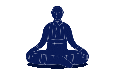 Floating Deep Breath Sticker by headversity