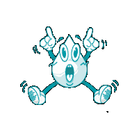 nimarsolucionesgraficas happy design blue white Sticker