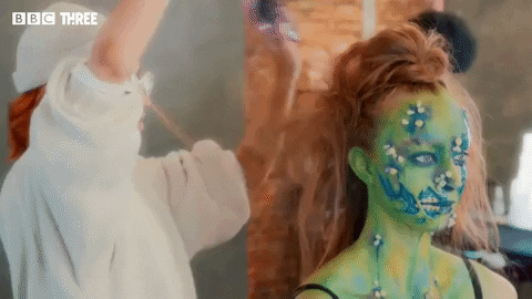 Glow Up Make-Up GIF by BBC Three