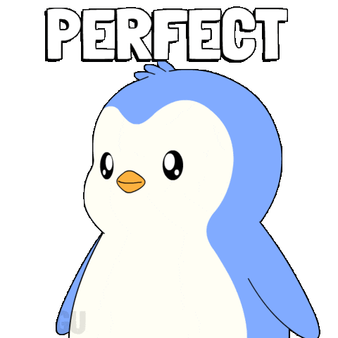 Well Done Good Job Sticker by Pudgy Penguins